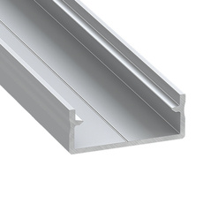 Profil LED PN-DA aluminowy nawierzchniowy srebrny anodowany - 100cm