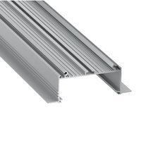 Profil Led PP-SR podtynkowy aluminowy srebrny anodowany - 1 metr
