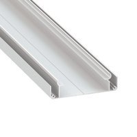Profil aluminiowy LED LUMINES LARGO M1  montażowy biały lakierowany - 1 metr